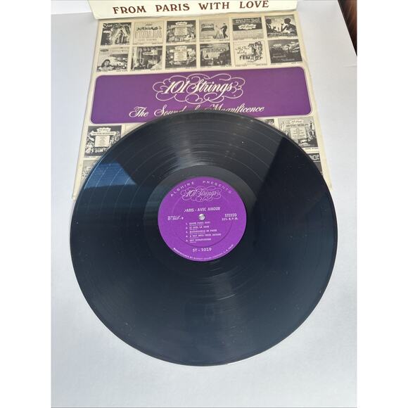 101 Strings - Paris - Avec Amour [vinyl - 12"] 1966 Alshire S-5029 - Picture 4 of 4
